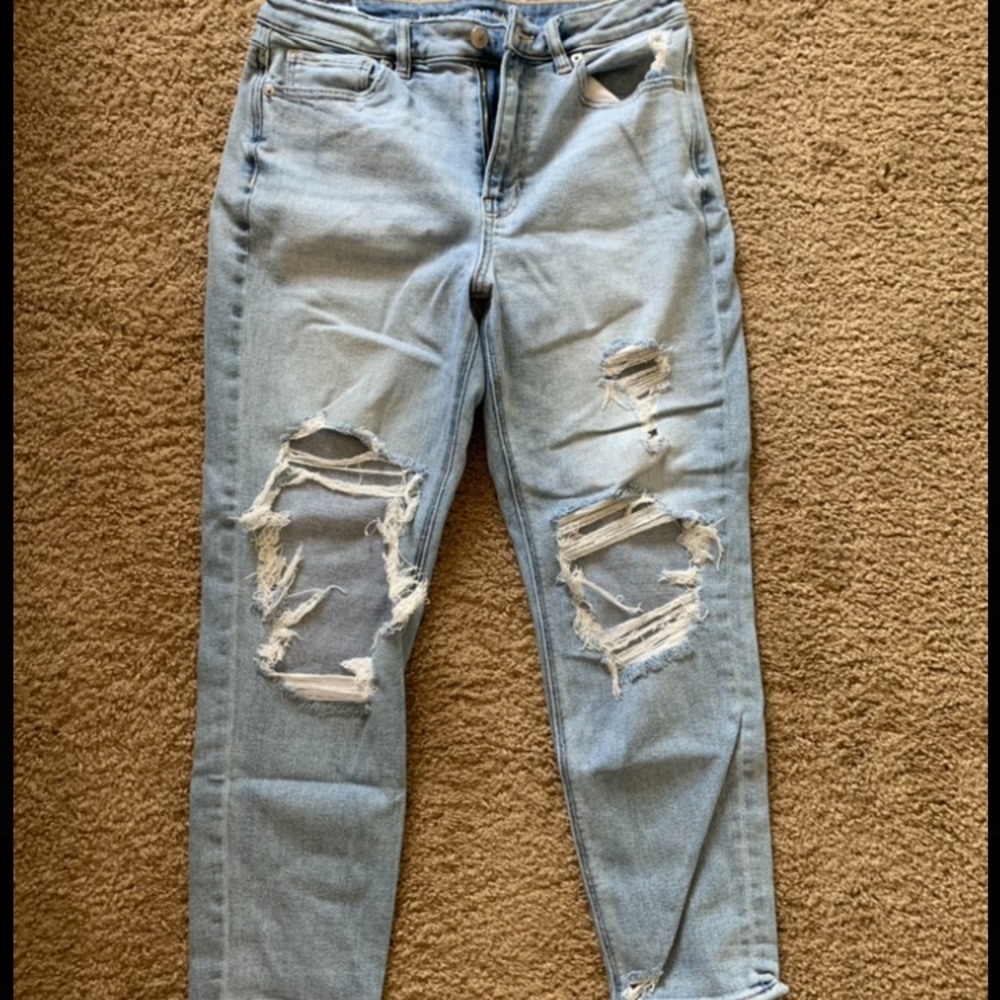 AEO mom jeans